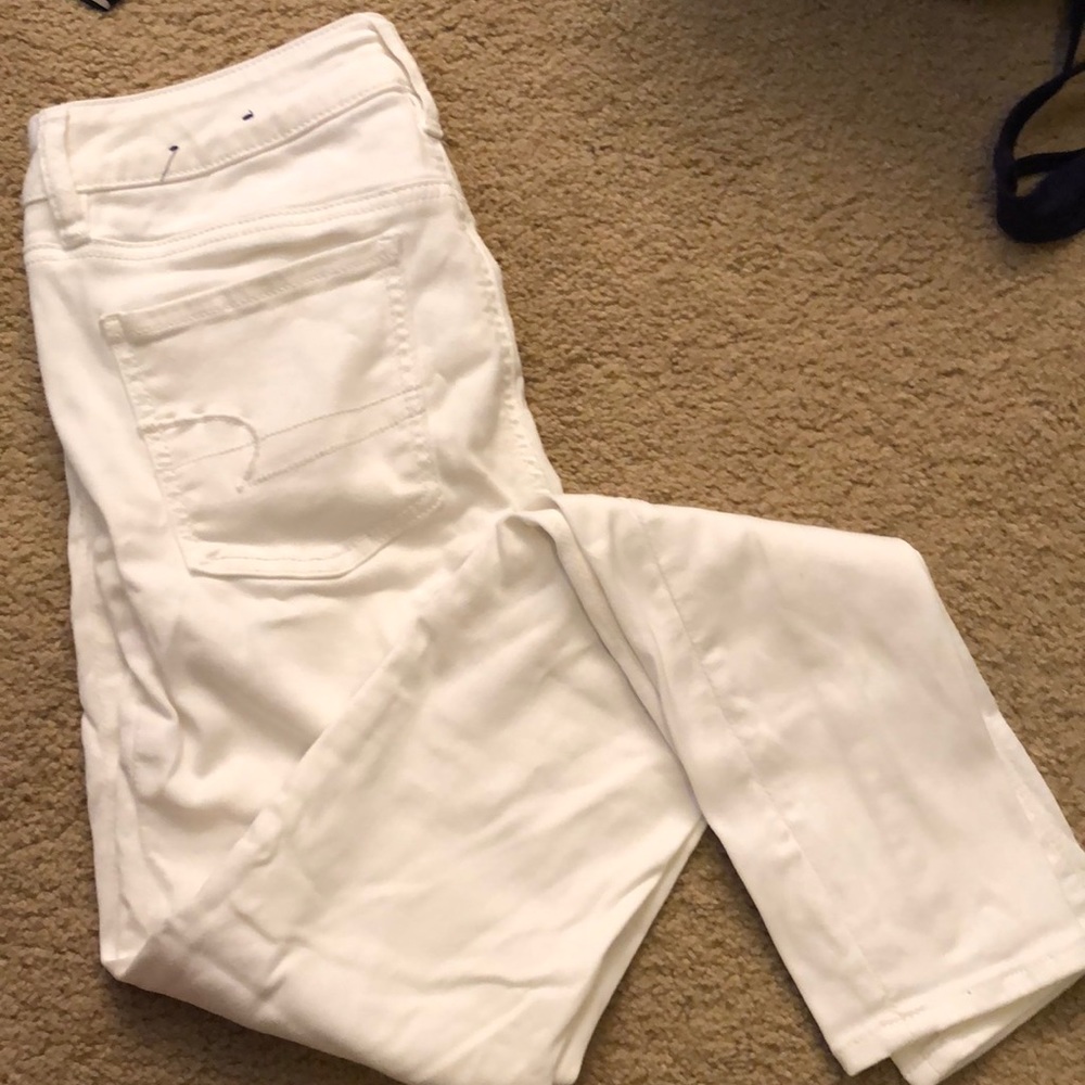 White American Eagle Jeggings